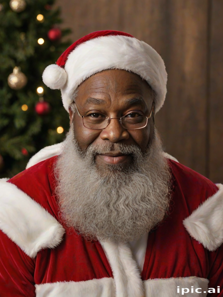 black santa png
