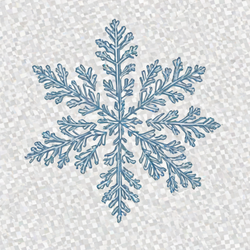 transparent background snowflake clipart