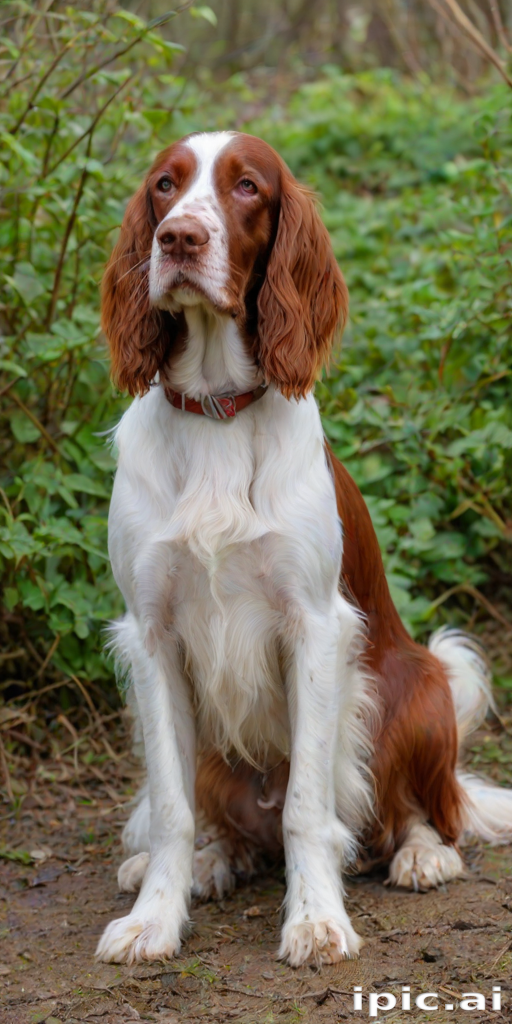 irish red and white setter