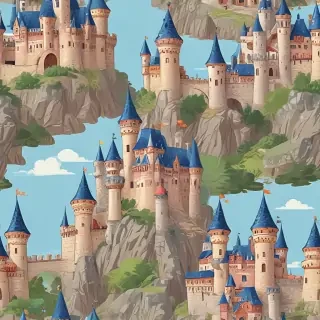 cartoon castle