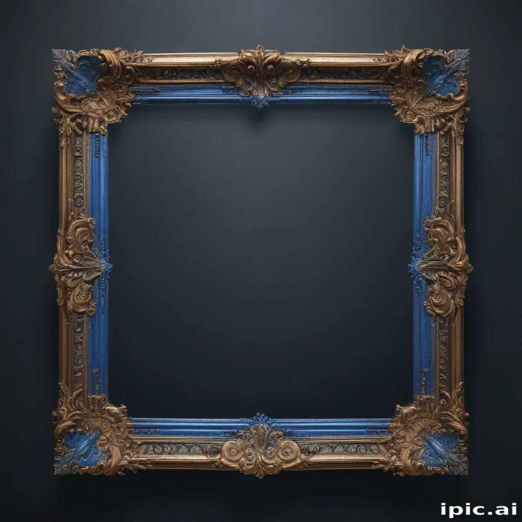 blue frame png