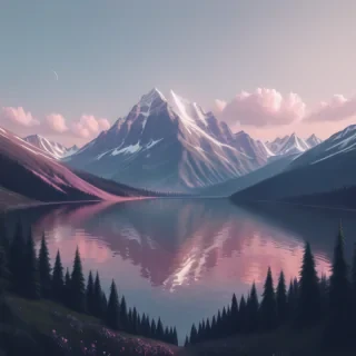 aesthetic mountain wallpaper