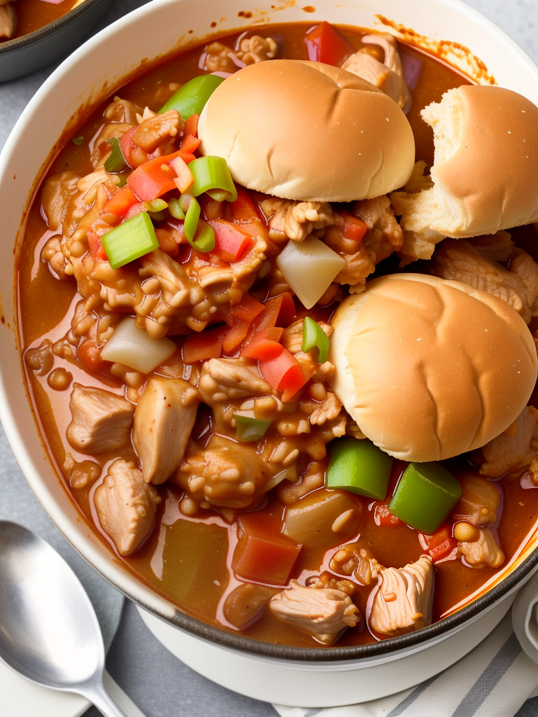 chicken gumbo sloppy joe recipe