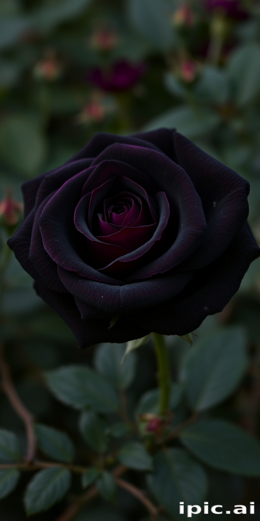 black rose background