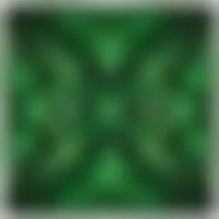 green abstract wallpaper