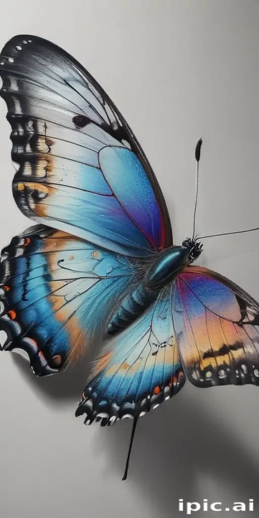 drawing butterfly