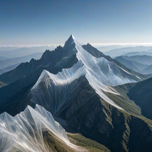 transparent mountains