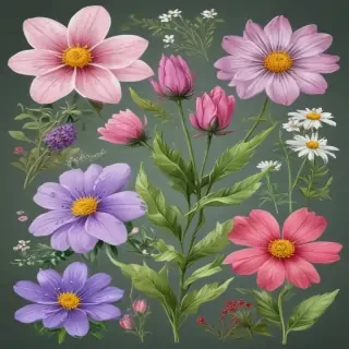 free wildflower clipart