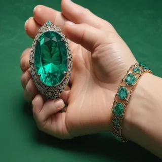 emerald green bg