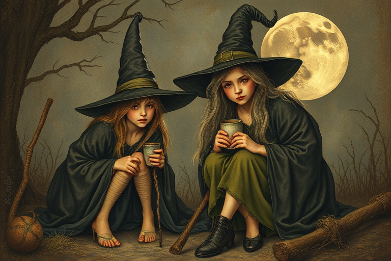 vintage witch images