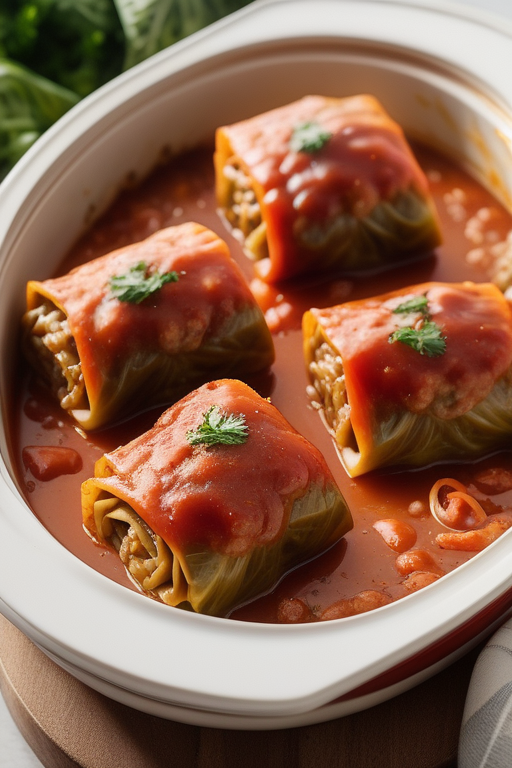 what goes good with cabbage rolls