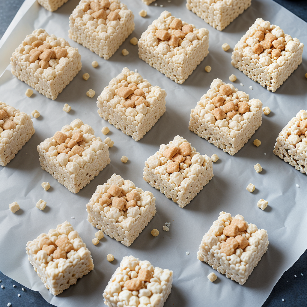 rice krispie treats with fluff