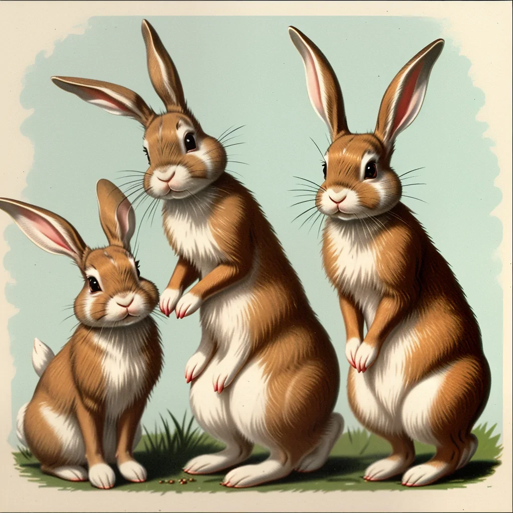 vintage rabbit images
