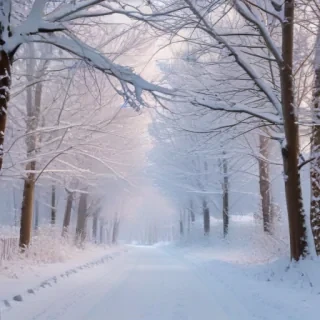 winter zoom background