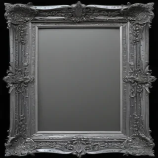silver frame png