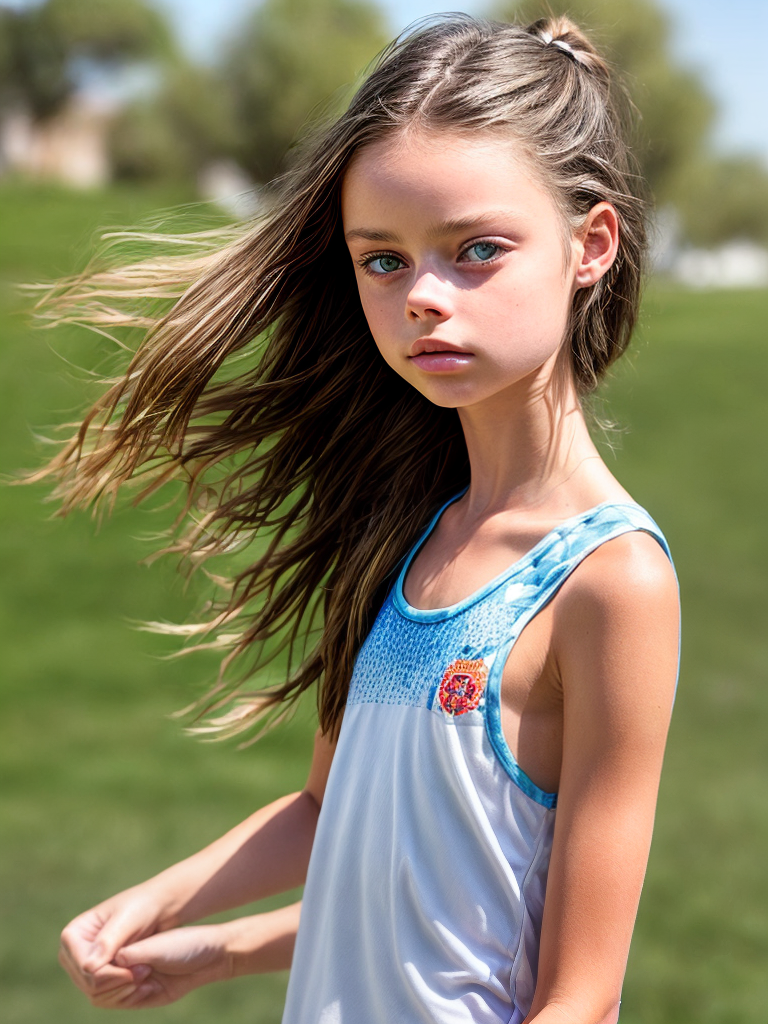 Free Ai Image Generator - High Quality and 100% Unique Images - iPic.Ai — Little Meika woollard selfie face wearing a tank top