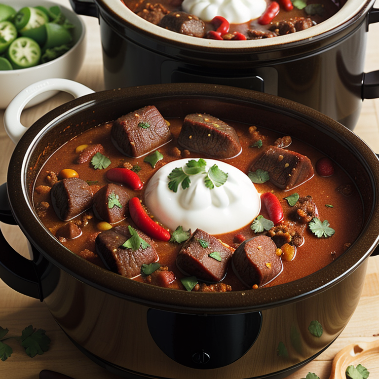 chili recipe venison crock pot