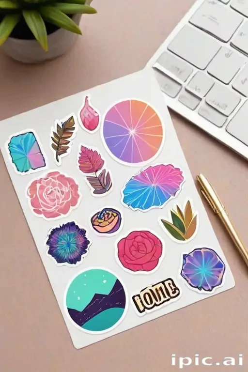 aesthetic printable stickers
