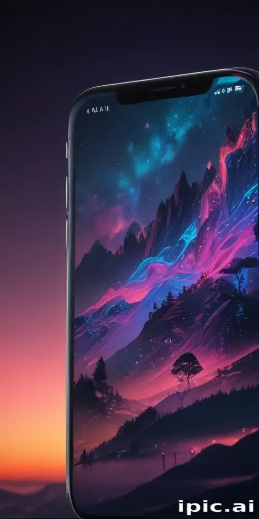 lock screen neon wallpaper iphone