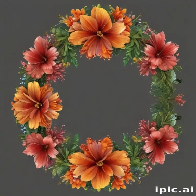 png border flower