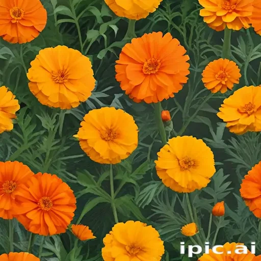 marigolds transparent