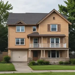 background of a house