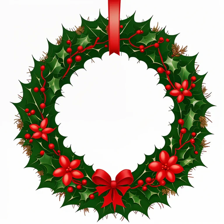 christmas wreath clip art