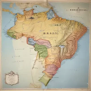 map of brazil