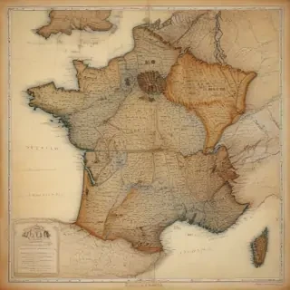 map of france