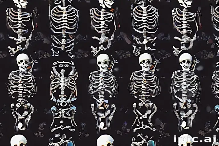 skeleton background