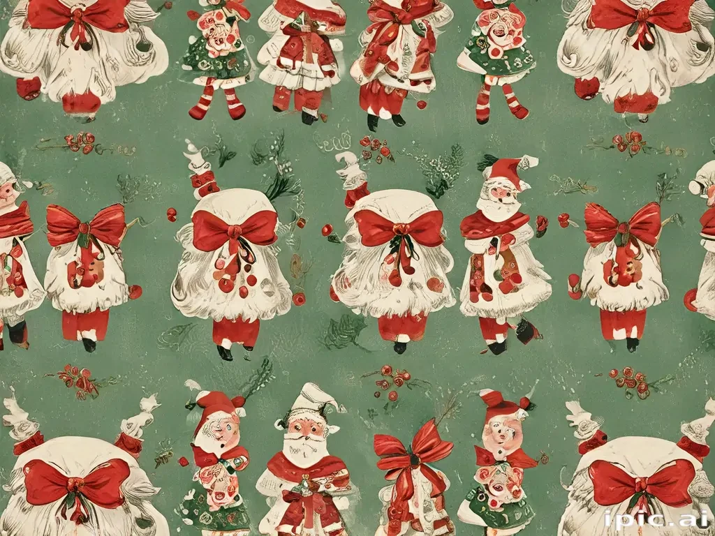 free printable vintage christmas pictures
