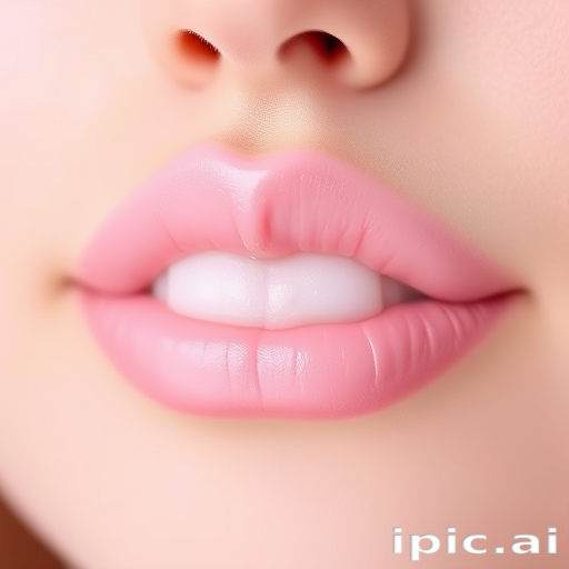 Dreamy "Cotton Candy Cloud" lip mousse envelops lips in a soft, pillowy texture with a delicate pastel pink hue and a lightweight, comfortable formula