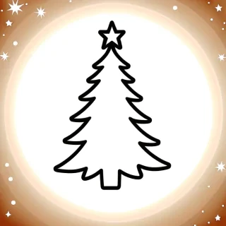 christmas outline