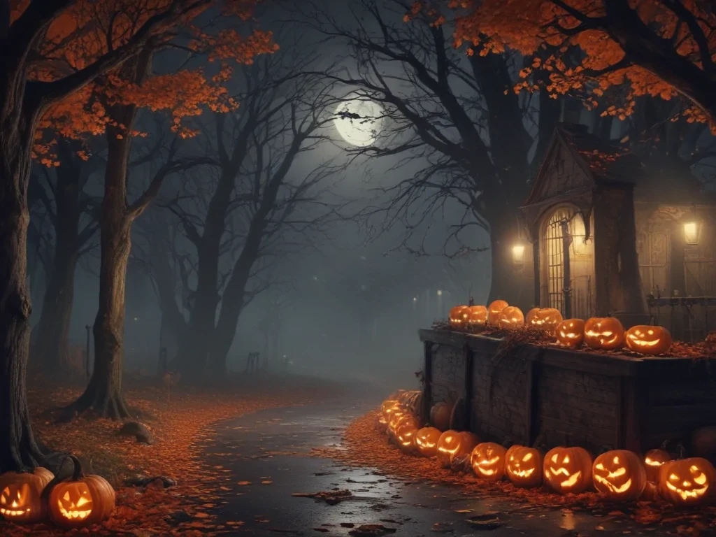 aesthetic halloween backgrounds