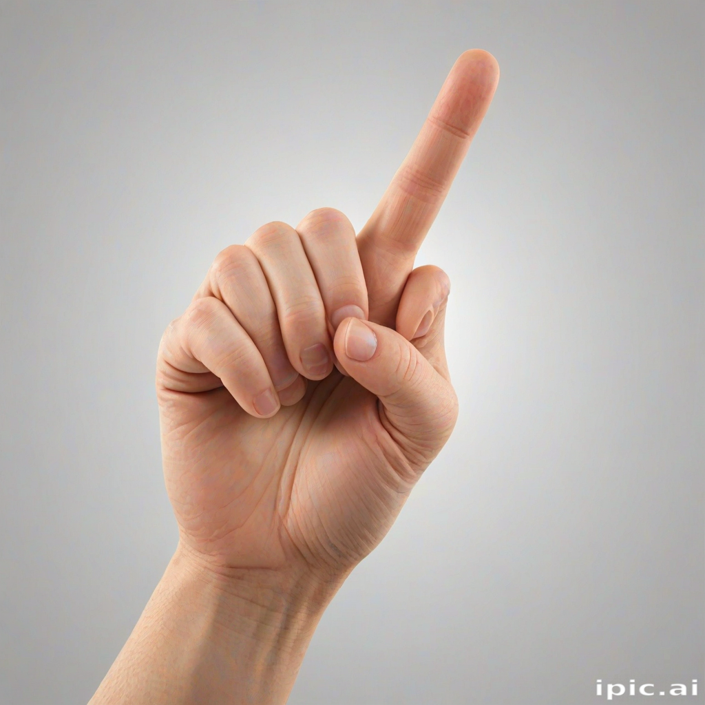 point finger png