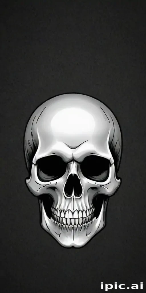skull phone wallpaper