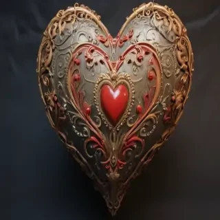 hand drawn heart