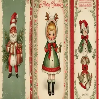 printable vintage christmas images