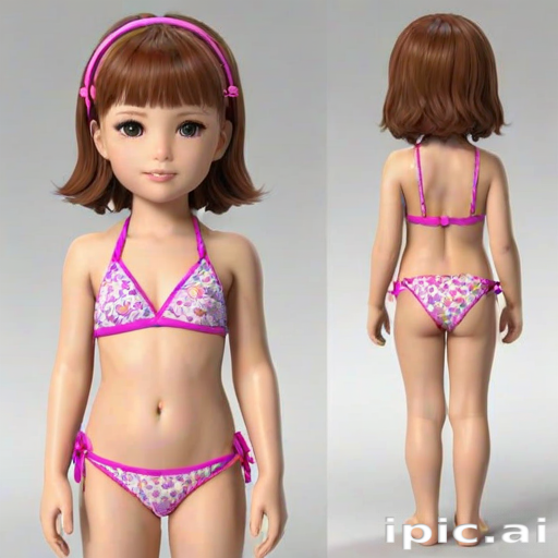 ai little girl bikini