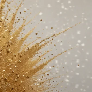 gold glitter png