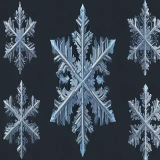 transparent background snowflake clipart