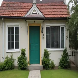 background of the house