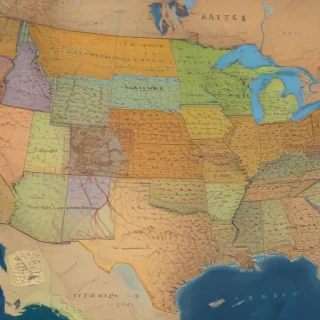 map of the us states