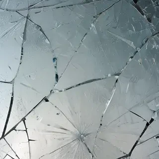 broken glass texture