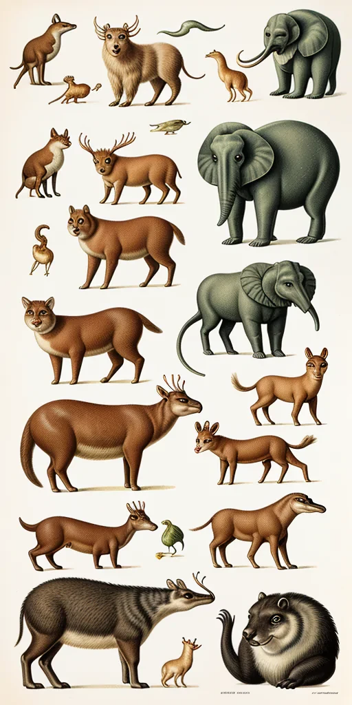 vintage illustrations animals