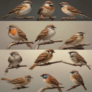sparrow clipart