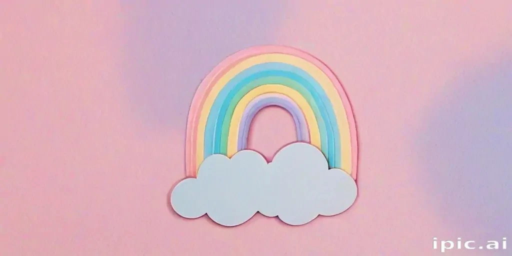 pastel rainbow aesthetic wallpaper