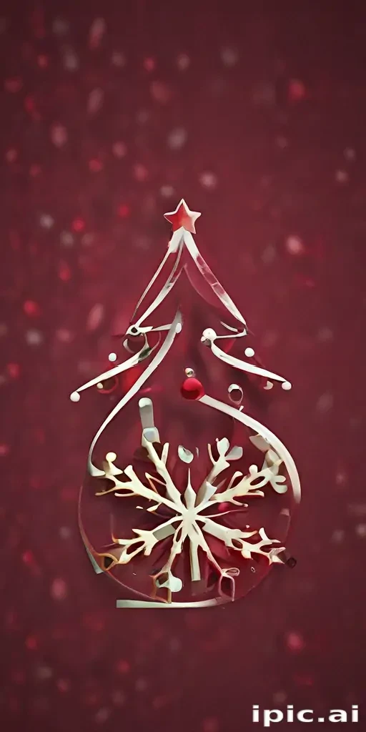 simple christmas iphone wallpaper