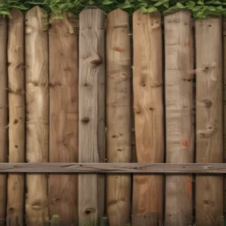 wood fence png