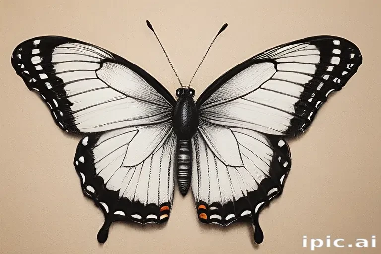 picture of butterfly drawing